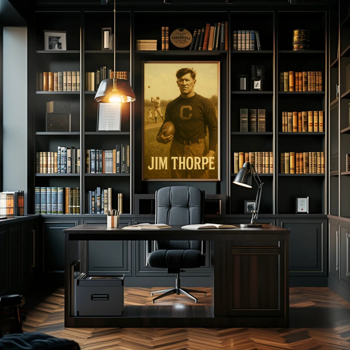 Jim Thorpe Legendary Athlete Poster