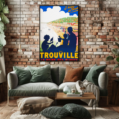 Trouville France Travel Poster