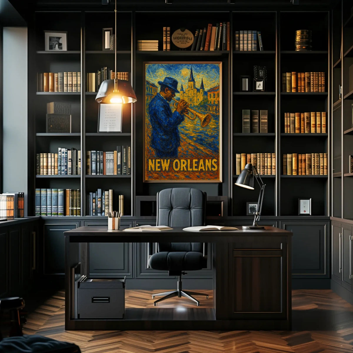New Orleans Jazz Night Poster