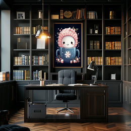 Cute Winter Mug Art Poster for Abstract or Artistic Poster