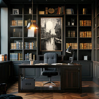 Moonlit Venetian Canal Poster