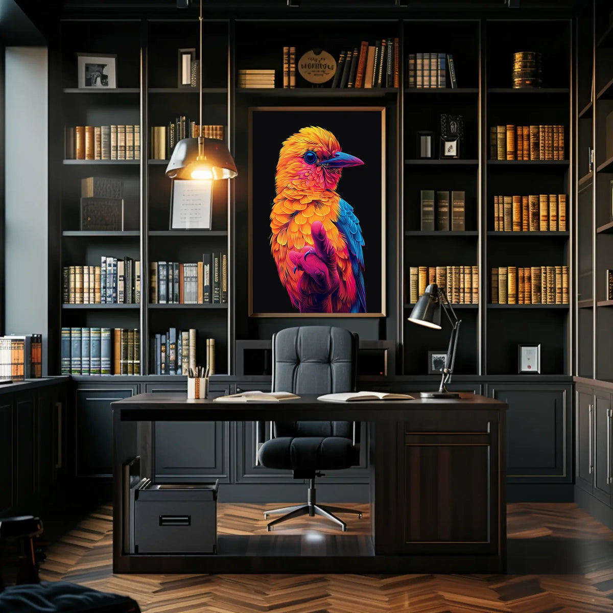 Vibrant Avian Art Poster