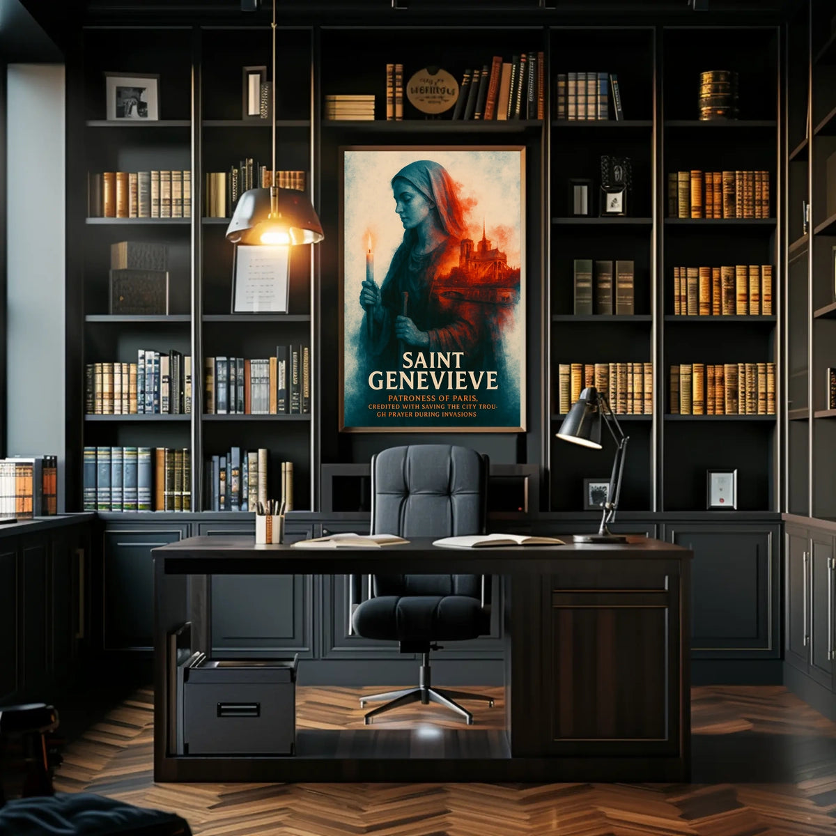 Saint Genevieve Patroness Of Paris Poster