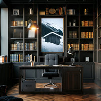 Winter Mountain Retreat Poster