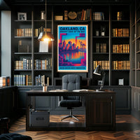 Oakland Bright Side Of The Bay Poster