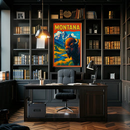 Montana Wilderness Poster