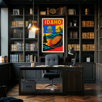 Idaho The Gem State Poster PosterGoat