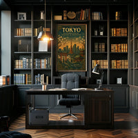 Tokyo's Timeless Blend: A Cultural or Heritage Poster