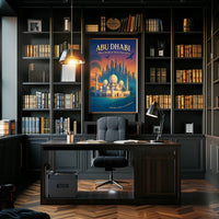 Abu Dhabi Tradition Meets Innovation Travel Poster