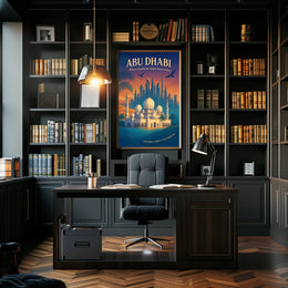 Abu Dhabi Tradition Meets Innovation Travel Poster
