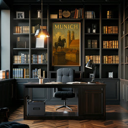 Munich Cityscape Poster