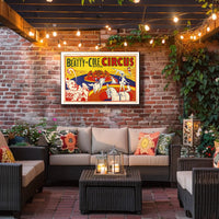 Clyde Beatty-Cole Circus Extravaganza Poster