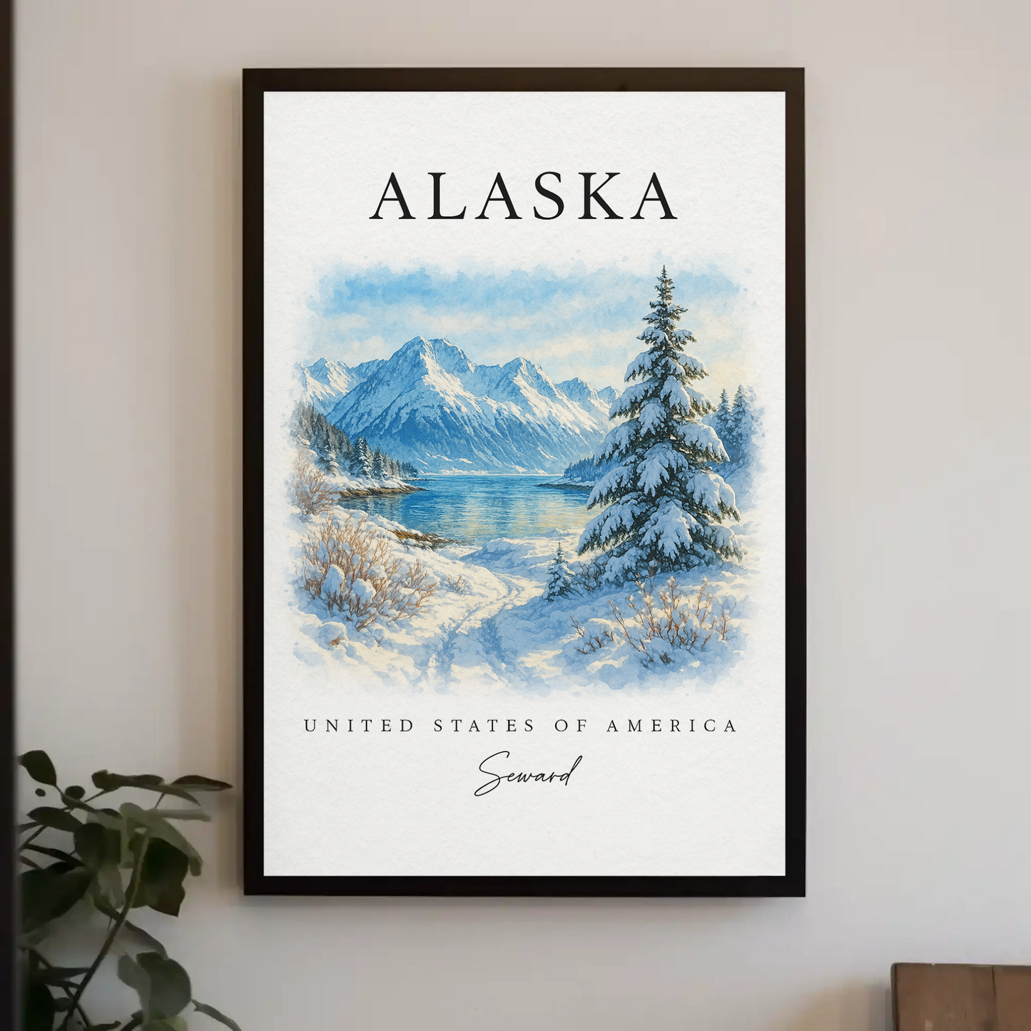 Alaska, Anchorage Signature Series Vintage Travel Poster