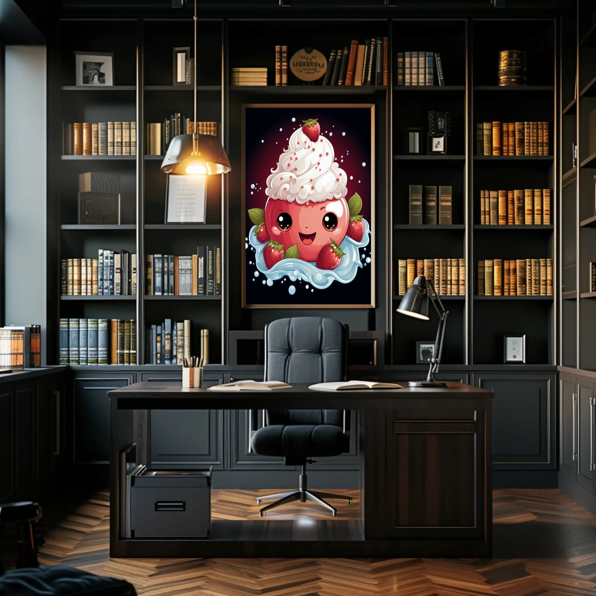 Sweet Delight Poster Whimsical Dreamscape Wall Art Print