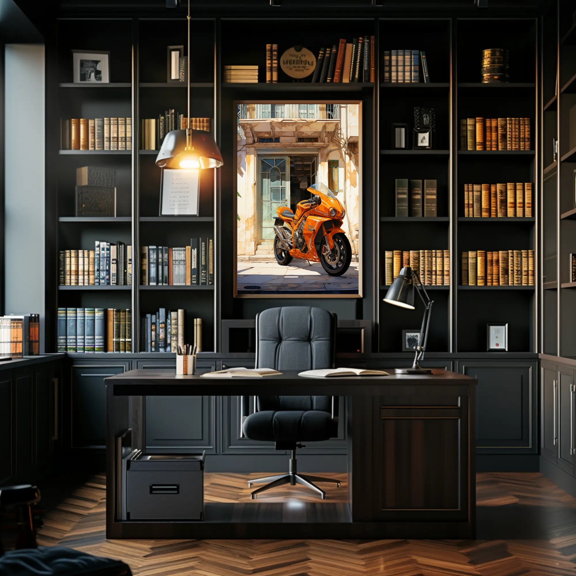 The Vibrant Ride Poster PosterGoat