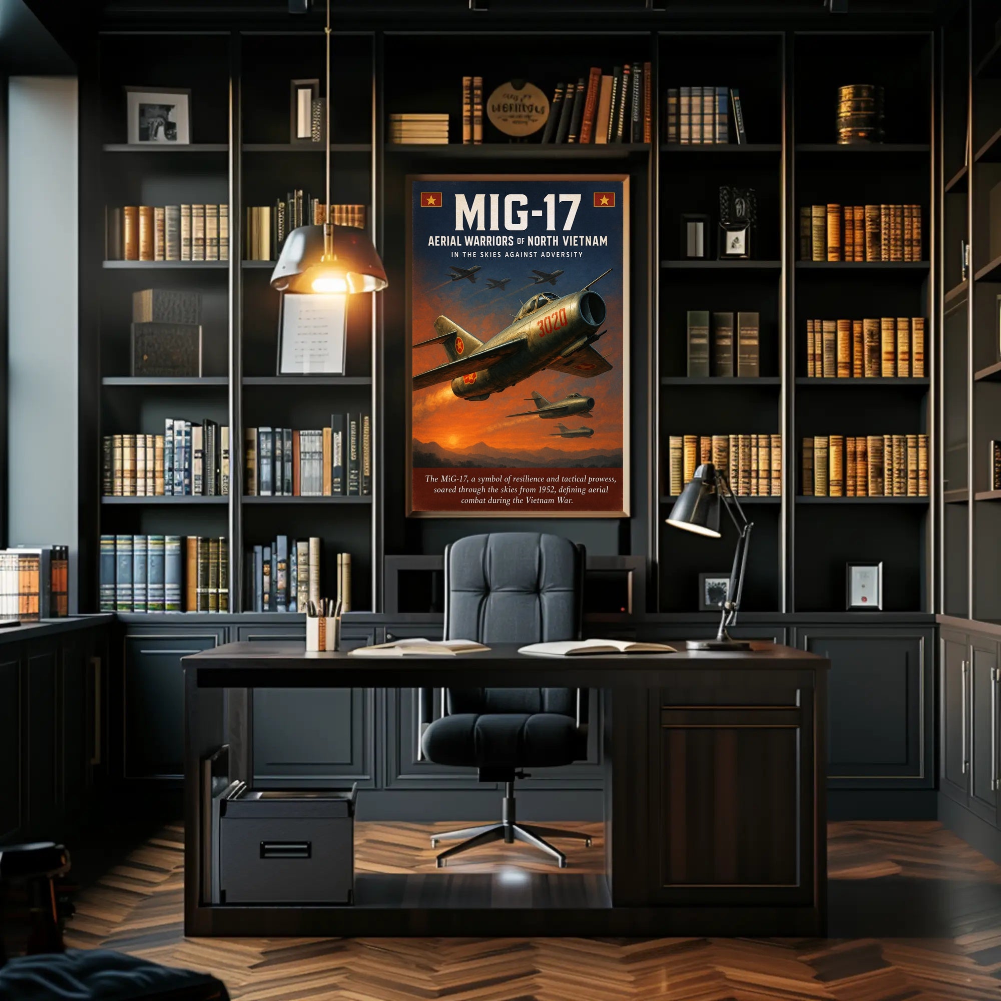 MiG-17 Aerial Warriors of North Vietnam Poster