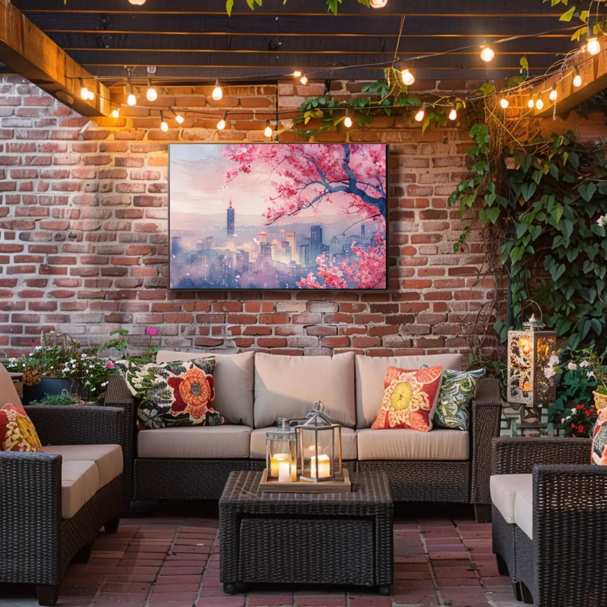 Blossoms Over Taipei Poster