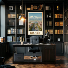 Bishkek Cityscape Poster