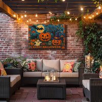 Halloween Urban Nightscape Cinematic Poster