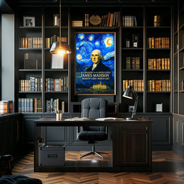 James Madison 4th President of the United States Presidential Masterpiece Series Poster