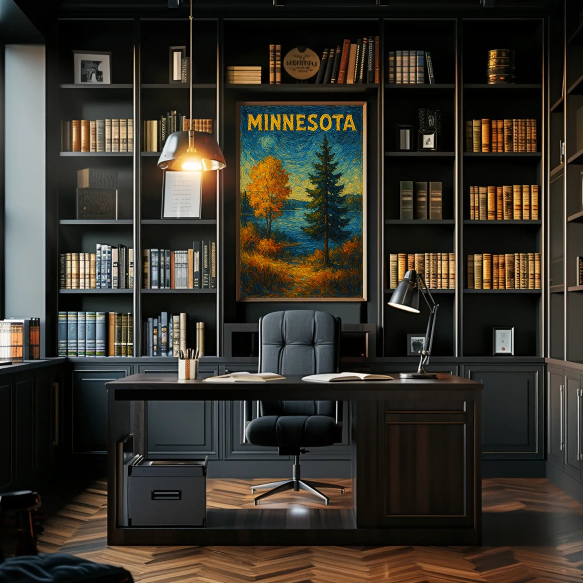 Minnesota Autumn Landscape Poster