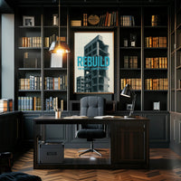 REBUILD Concrete Vision Urban or Cityscape Poster