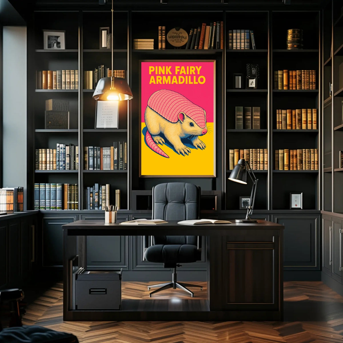 Pink Fairy Armadillo Poster