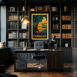 Curacao Travel Poster