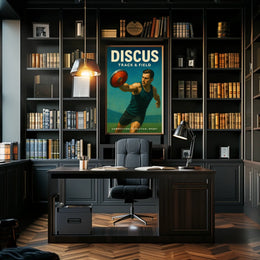 Discus Track Field Poster