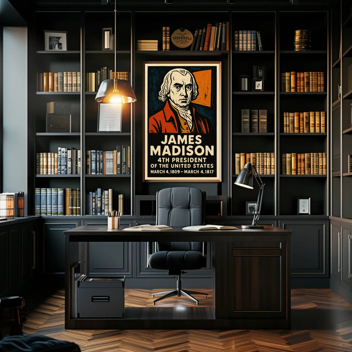 James Madison 4th President Poster