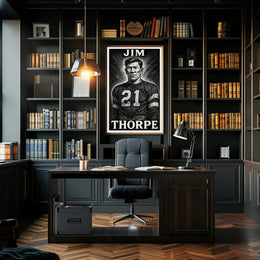 Jim Thorpe Legendary Athlete Poster