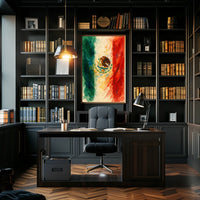 Vibrant Mexican Flag Poster