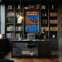 Atlanta Southern Snowfall Poster
