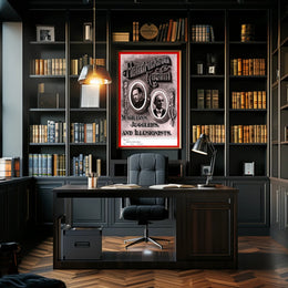 Vintage Magic Show Poster with Charm - Cultural or Heritage Poster
