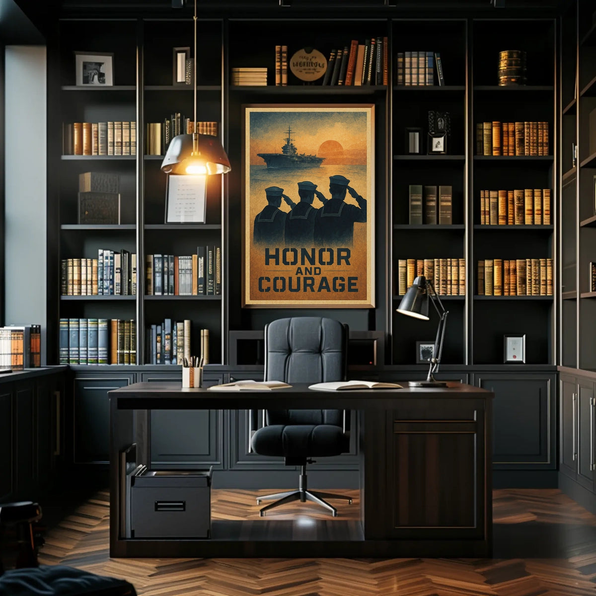 Honor And Courage Poster