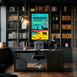 Montana Big Sky Country Poster