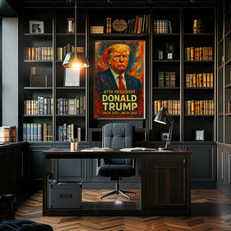 Donald Trump Vanguard of Leadership Poster