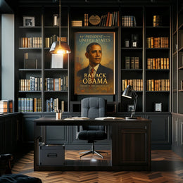 Barack Obama President 44th President Formal Style Poster