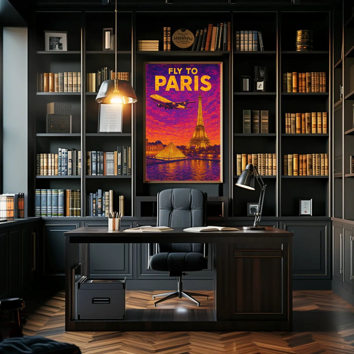Fly To Paris Poster