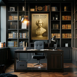 Mark Twain A Legacy in Stone Poster