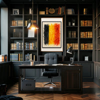 Abstract Belgian Flag Abstract Poster