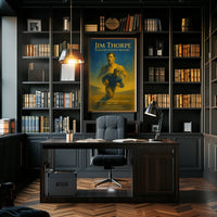 Jim Thorpe Iconic Sports Legend Poster