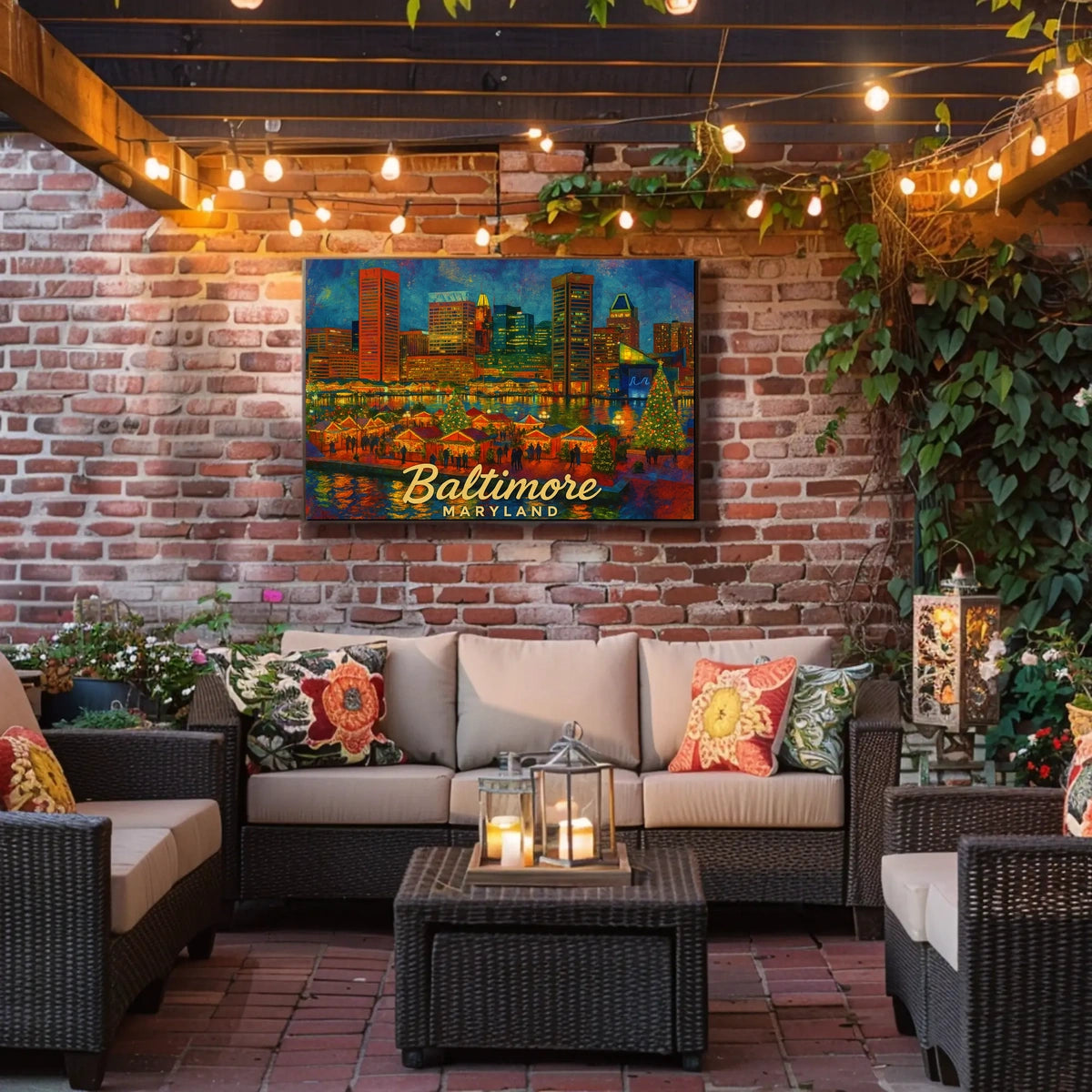 Baltimore Holiday Market Poster