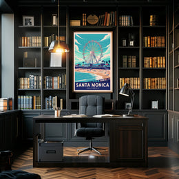 Santa Monica Beachside Bliss Poster
