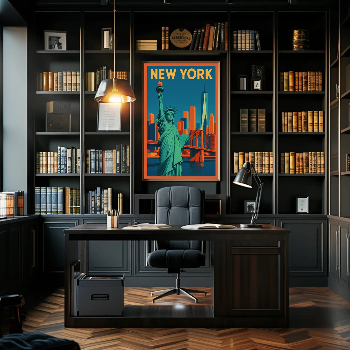New York Cityscape Poster