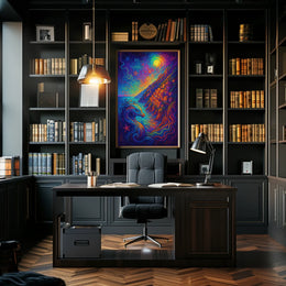 Mythical Sea Creature Fantasy Art Poster Print