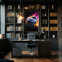 Sleek Modern Sports Car Poster for Thrill Seekers
