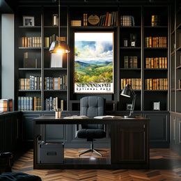 Shenandoah Watercolor Wall Art Poster