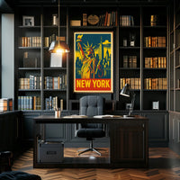 New York Iconic Skyline Poster