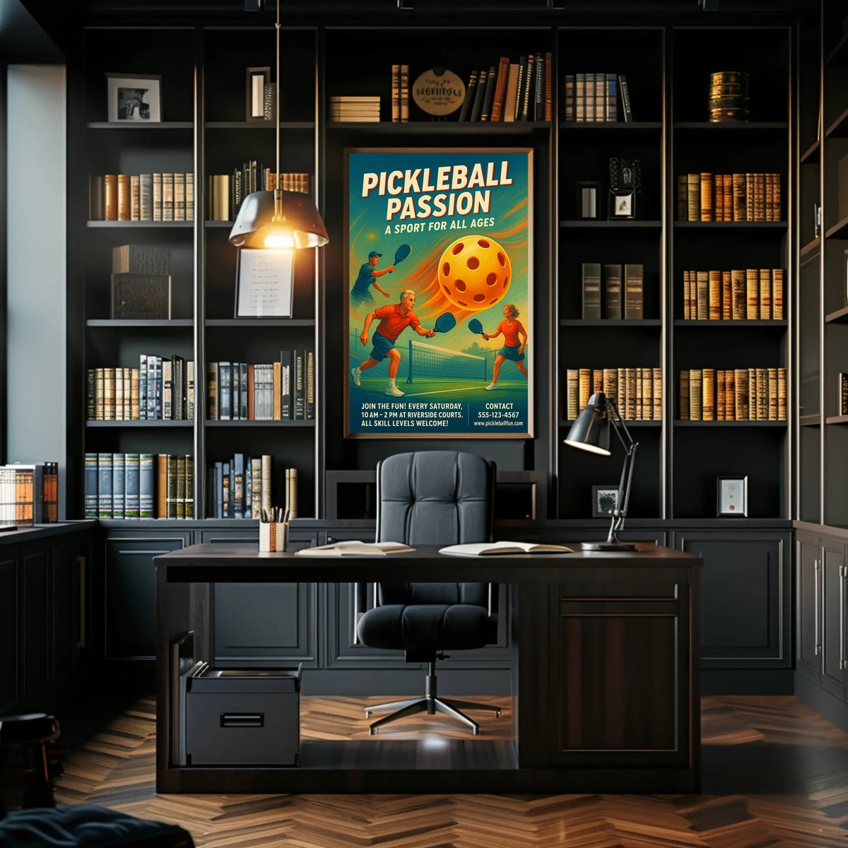 Pickleball Passion Poster